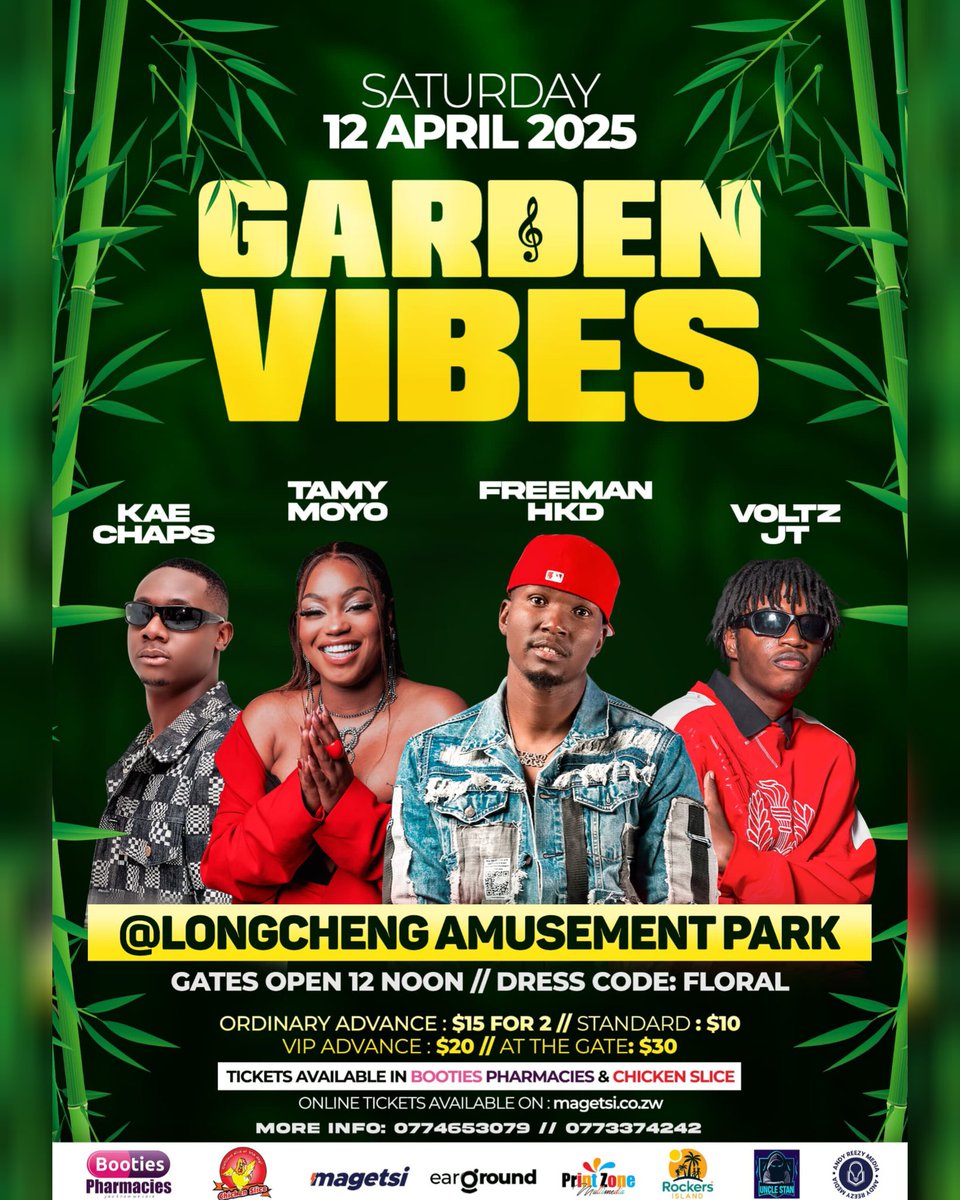 Vibe Check🔥

This Saturday 12 April we're bringing the energy to Longcheng Amusement Park with Garden Vibes!

Join us for an unforgettable night of music, vibes and good times with friends!❤️

Let's make this a weekend to remember! See you Saturday!🚀