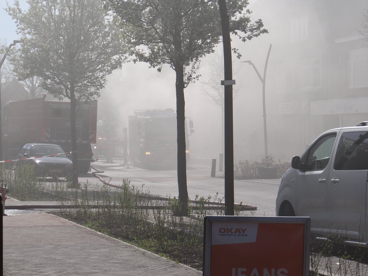 Brand in stoffenwinkel in Dedemsvaart