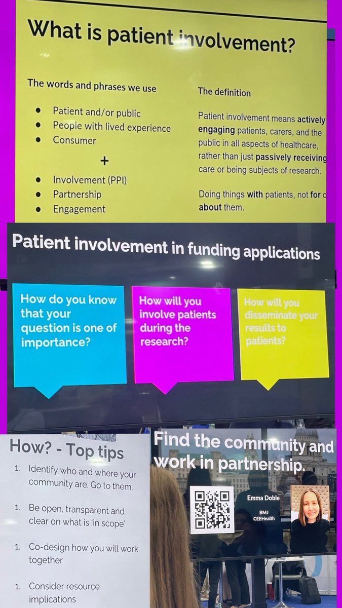 “Is your research RELEVANT? USABLE? FUNDED?

❔CRITERIA🟰Did you involve PATIENTS?

🔑🔑CONSIDER: Co-author with patients. Engage carers &amp; the public.

❌ ❌Patient involvement🟰DOING THINGS WITH THEM, not mere research‼️

✅#nothingaboutuswithoutus 
✅WHO Meaningful Engagement
