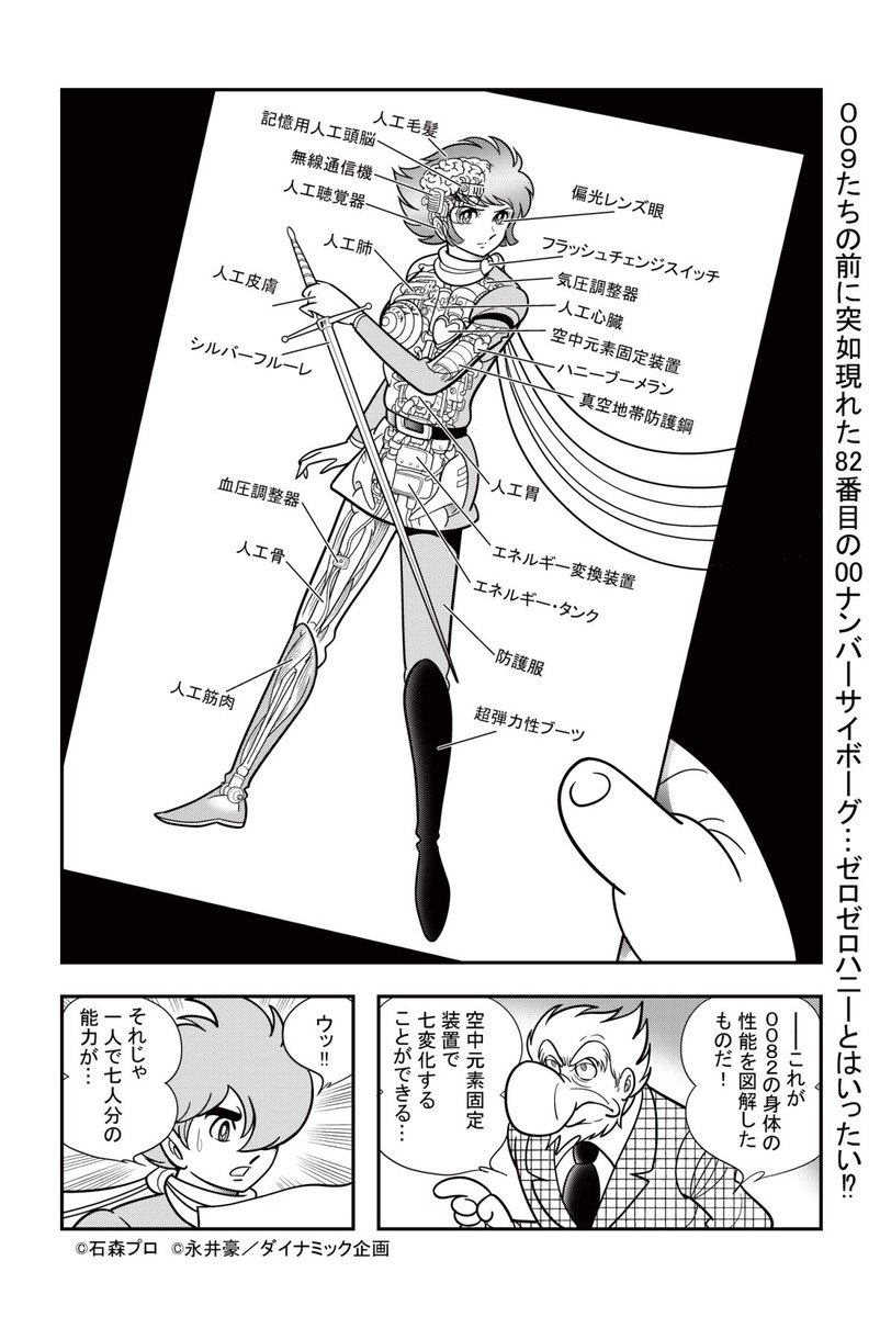 遂に82番目の00ナンバーサイボーグが、009たちの前に立ちハダカ 遂に82番目の00ナンバーサイボーグが、009たちの前に立ちハダカ