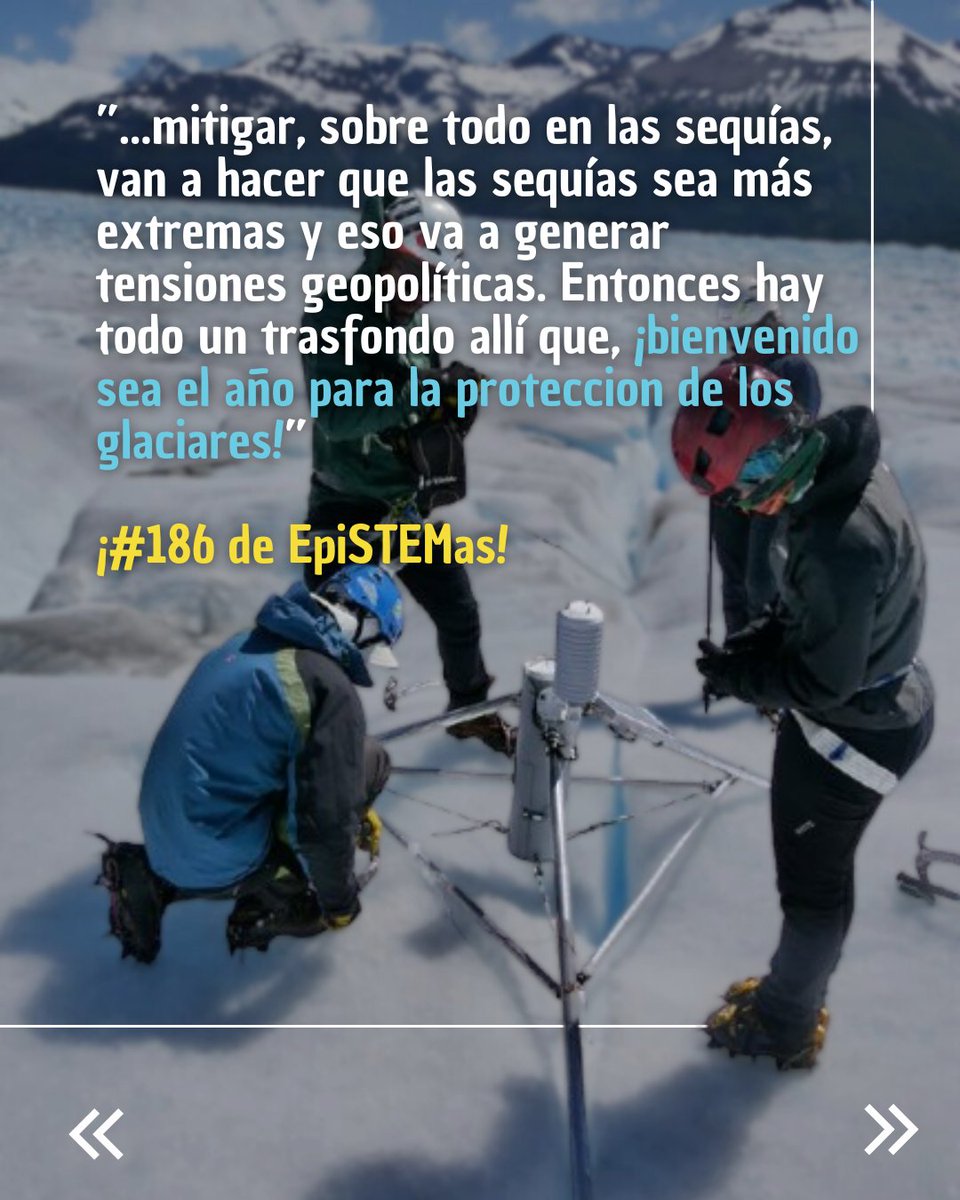 Por si te preguntabas, ¿para qué nos sirve declarar algo como el Año Internacional de la Conservación de los #Glaciares? En este episodio con <a href="/ARGlaciares/">Lucas Ruiz</a>, te traemos la respuesta a esta y muchas más preguntas. Aprende entrando a epistemas.com ¡Te esperamos!