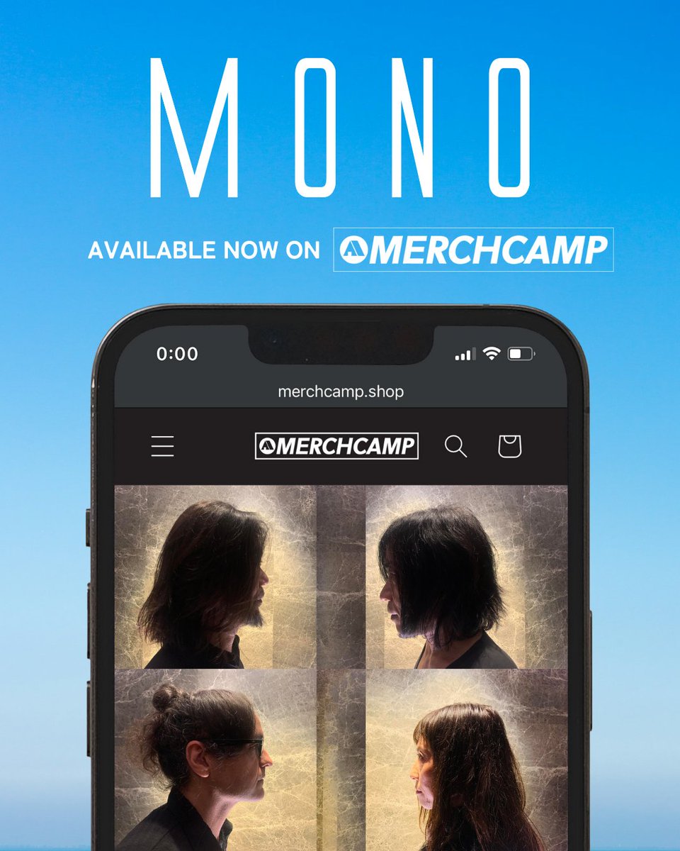 MONO official merch store in Japan has now reopened via <a href="/merch_camp/">MERCHCAMP</a>. Many exclusive 25th anniversary items are available, and for the first time, international shipping is also available. Check it out.

merchcamp.shop/collections/mo…