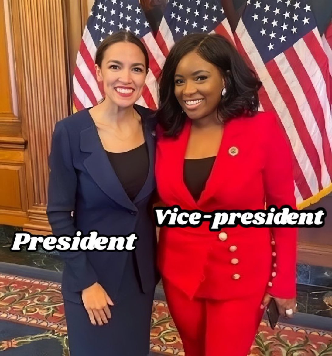 ThePatriotOasis's tweet image. 🚨 #BREAKING: Democrats are now pushing for an AOC/Crockett 2028 ticket

What’s your reaction..?