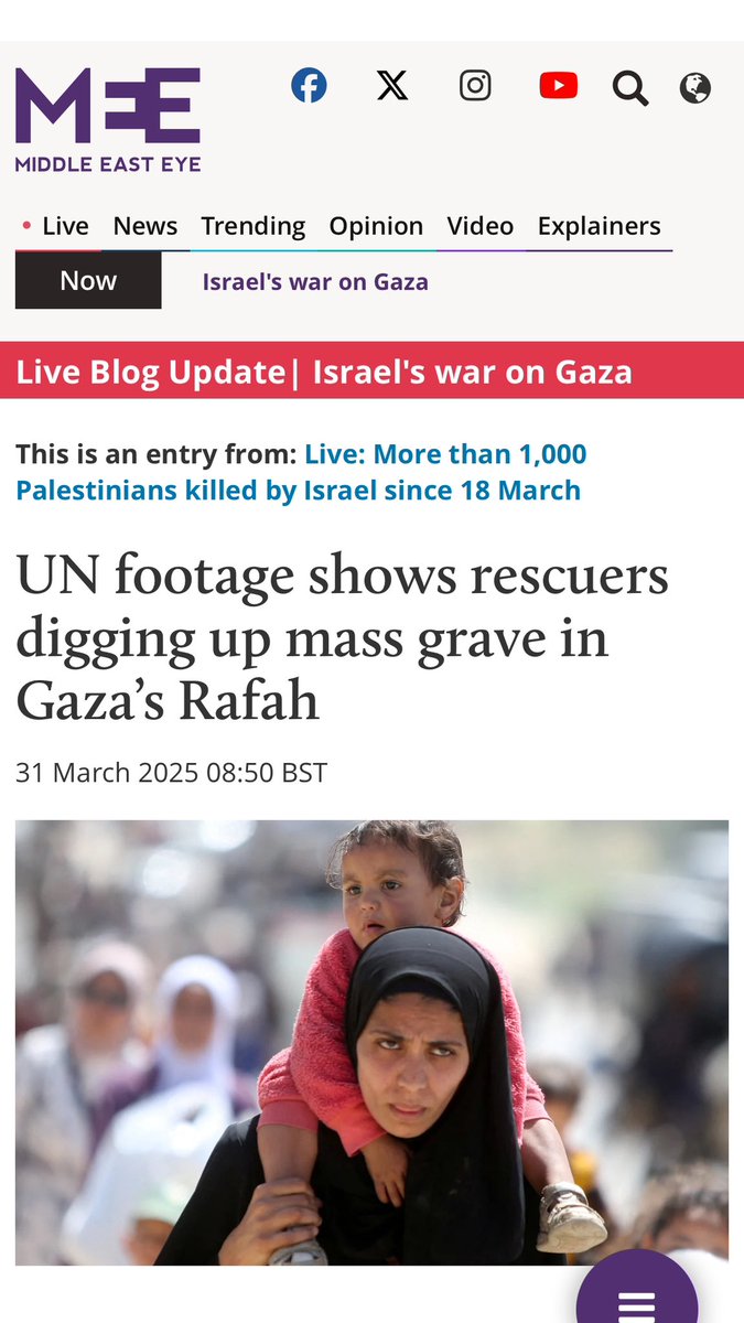 “We’re digging them out in their uniforms, with their gloves on”

To kill the story and more horrific stories of coming out.. Israel asked all the residents Rafah to evacuate. Covering a war crime with another 

If u don’t believe in hell, now u should