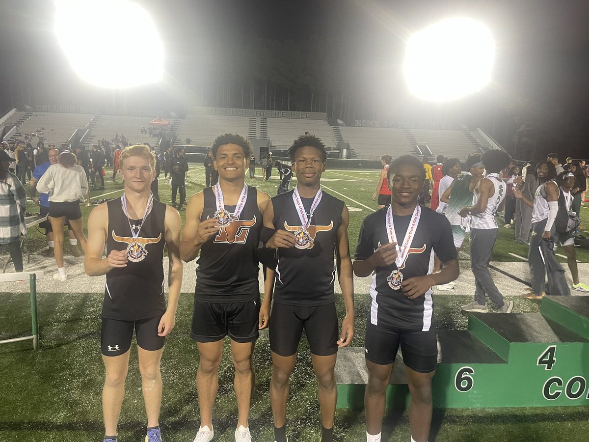 TrackHs's tweet image. Final Medal winners 4x400 Meter Relay  @LanierADNews