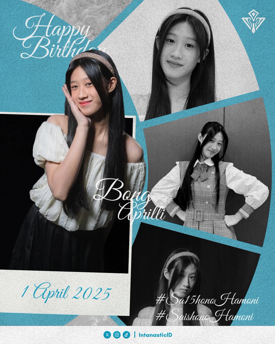 Intanastic_id's tweet image. Happy Birthday @Rilly_JKT48

Seperti harmoni yang indah, biarlah cinta, kebahagiaan, dan kedamaian senantiasa menyertai langkahmu. Selamat bertambah usia, semoga perjalananmu selalu penuh dengan nada-nada kebaikan dan cahaya kebahagiaan.

#SaishonoHamoni #Sa15honoHamoni