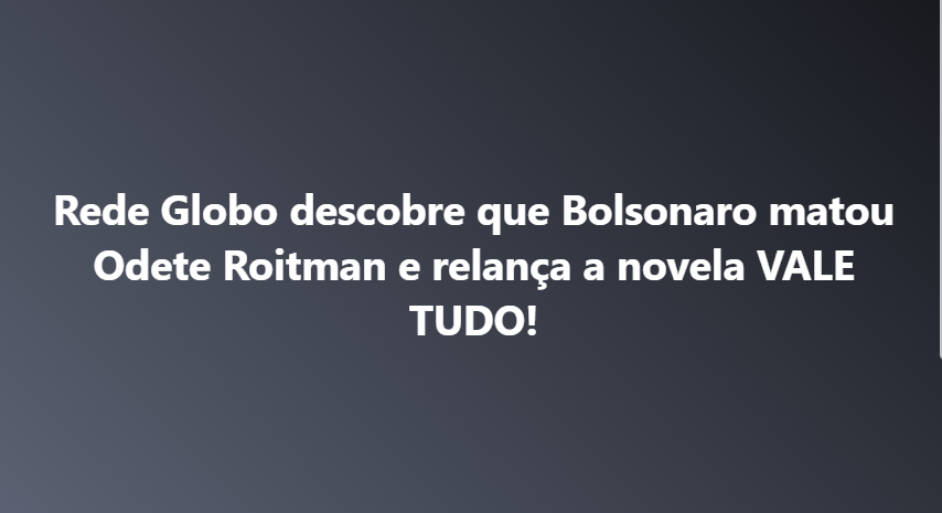 RogrioBarbieri's tweet photo. @jairbolsonaro A Organização que nunca se envolve com as farsas do país, onde o Clark Kent e o Peter Parker sempre quiseram trabalhar, fez uma investigação exclusiva e fez uma surpreendente descoberta. https://t.co/HiCheuZ40j