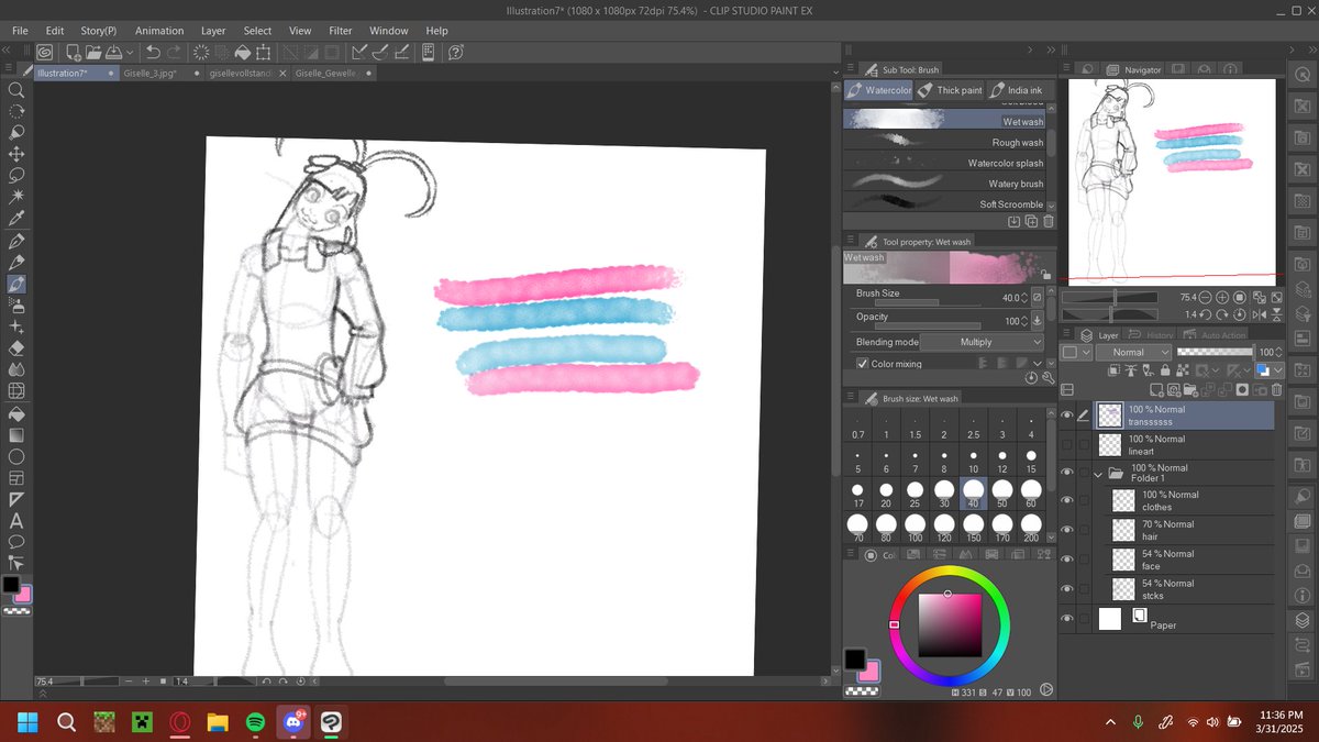 navy_actor's tweet photo. quick post about giselle gewelle WIP for trans day of visibility!! proof it exists XD 🏳️‍⚧️ #bleach #fanart https://t.co/8p08b7ZLwA