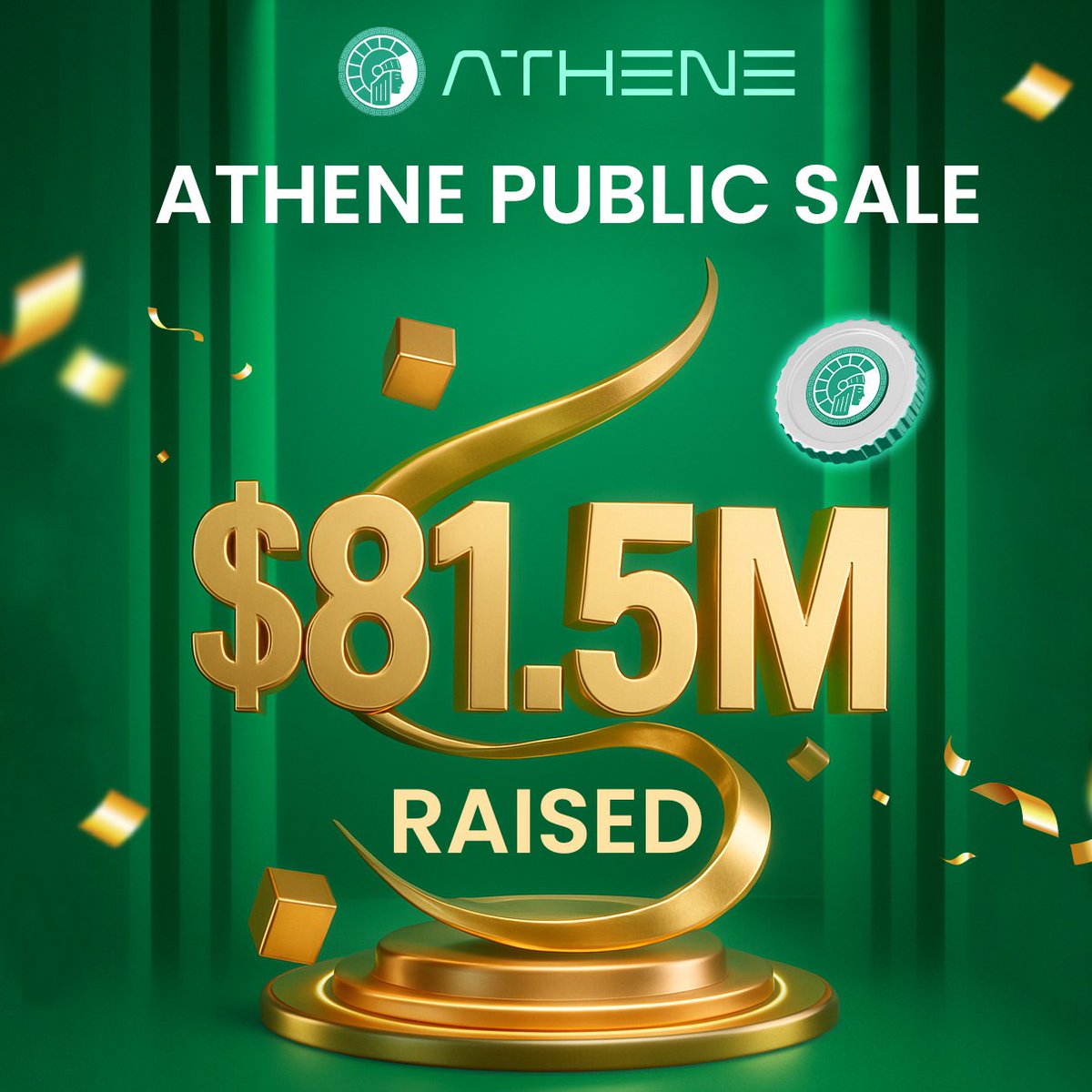 🆒 Athene Public Sale: A Massive $81.5M Raised

ATN Public Sale (public.athene.network/join-auction) has ended with some truly impressive numbers. 

A big thank you to the Athene Network community for your trust, and to the whales for their investment. Let’s review the impressive numbers: