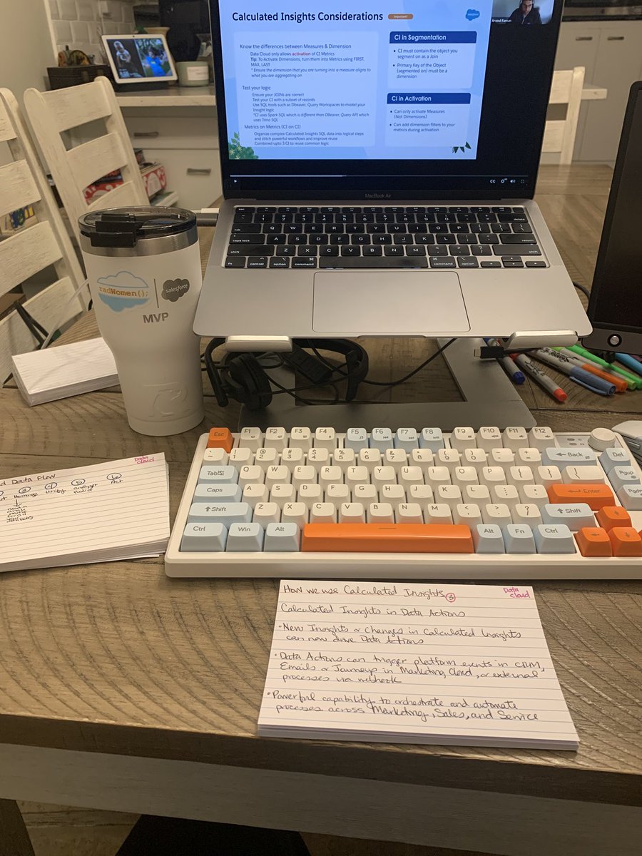 blancavleon's tweet photo. I had to skip #SalesforceSaturday to tend to a family matter. Hence, if photos could speak or tell a story, these say, “this #Datablazer embraced #MondayMotivation & is catching up on #DataCloud study time!”#SalesforceMVP #LifeWithGoldie #RADwomen #BeAhappyCamper #DeVryProud https://t.co/cNyck4jhUZ