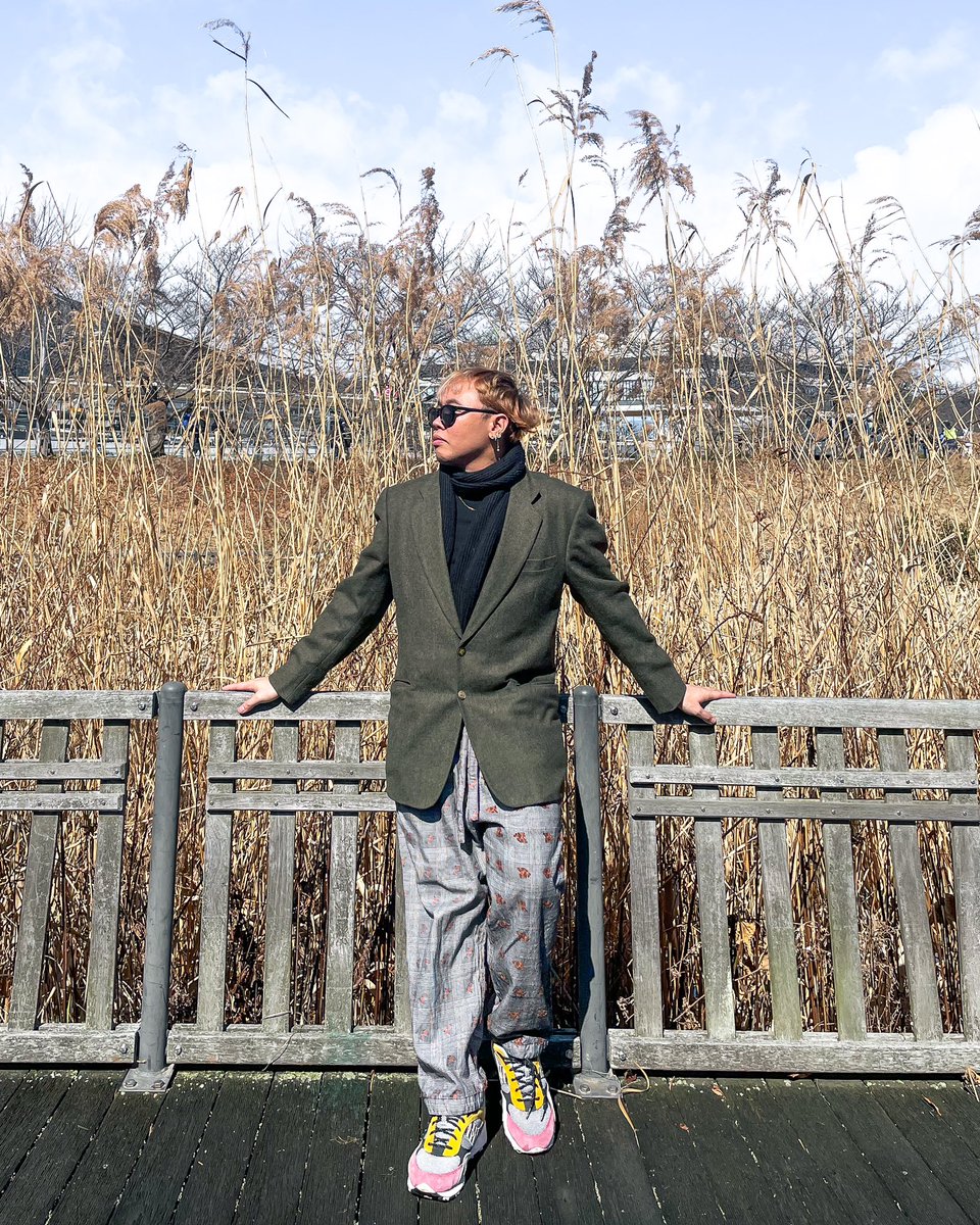 kirbyklaus's tweet image. Thrift store chic meets National Geographic.

#ootdnikirby #kirbytravels #minohcity #osaka #japan