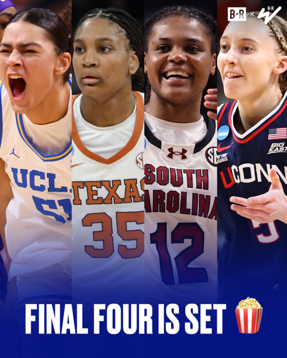 BleacherReport's tweet photo. TEXAS VS. SOUTH CAROLINA 
UCLA VS. UCONN 

WHO YA GOT?! 🍿🔥 https://t.co/twp1QQim3I