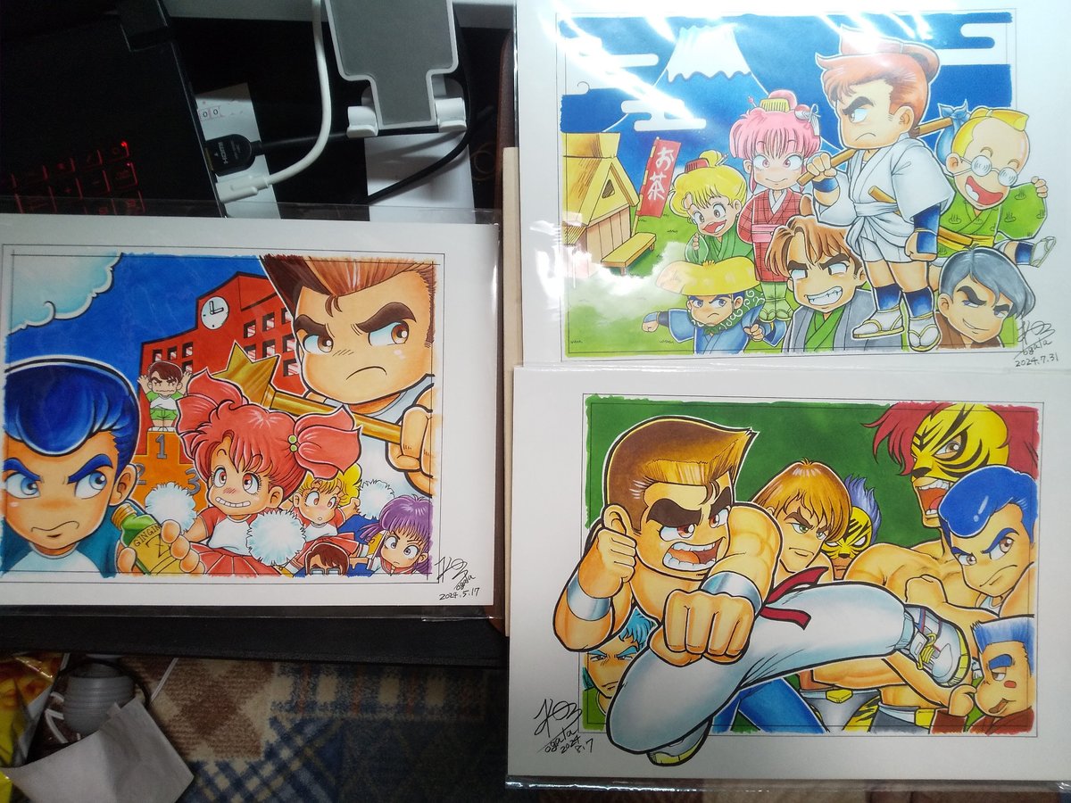 おはよう御座います!
4月に入り新年度、入学式が始まりますね🌸
私はドット絵は、もちろん直筆作画も継続受託中です!くにおDDのオリジナルキャラデザイナーとして描けるのも今世紀最後です!この機会をお見逃し無く🤣
お気軽にDM頂ければお見積り致しますので宜しくお願いいたします🙏
