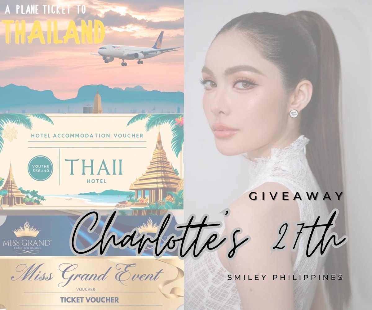 Smiley Philippines (@itscharph) on Twitter photo We’re gearing up for something BIG for Charlotte’s birthday this year! Stay tuned as we drop all the details & guidelines at 8 PM tonight! You won’t want to miss this! ⏳✨
ENDLESS JOY CHARLOTTE01
#ชาล็อตออสติน #CharlotteAustin
<a href="/itscharlotty/">Charlotte Austin</a> We’re gearing up for something BIG for Charlotte’s birthday this year! Stay tuned as we drop all the details & guidelines at 8 PM tonight! You won’t want to miss this! ⏳✨
ENDLESS JOY CHARLOTTE01
#ชาล็อตออสติน #CharlotteAustin
<a href="/itscharlotty/">Charlotte Austin</a>