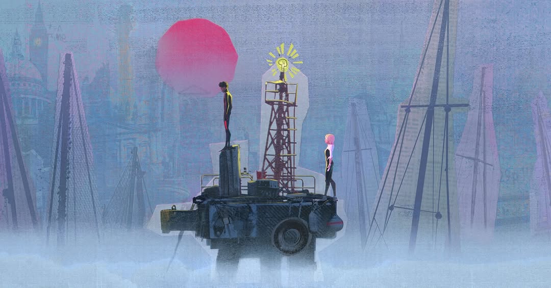 Sony's tweet image. Spider-Man: Beyond the #SpiderVerse is coming exclusively to theatres June 4, 2027. 🕸️