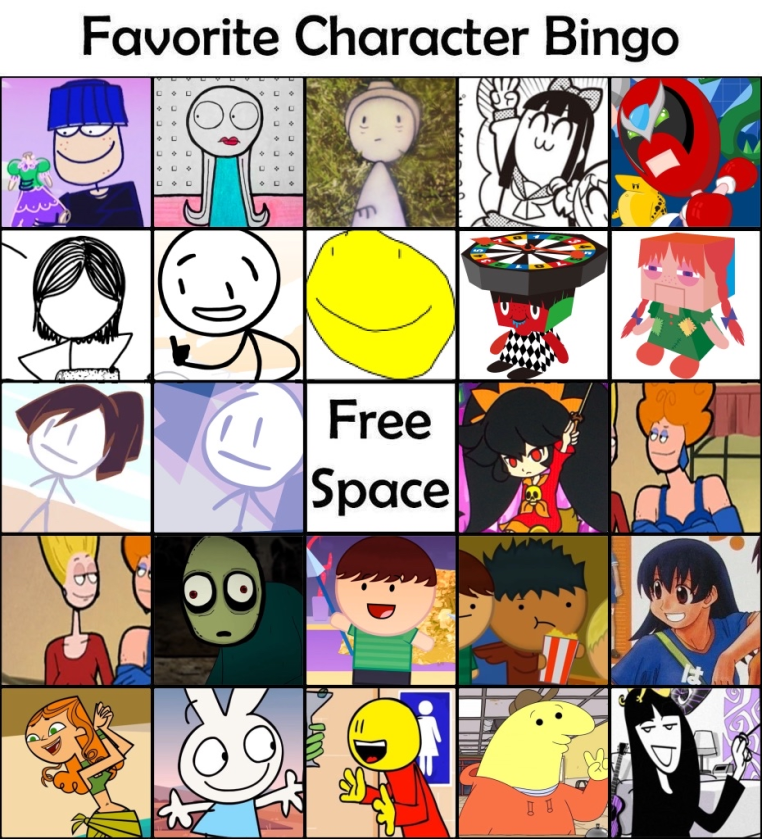 starsapphiress's tweet photo. yall can do this if yall want! #favoritecharacterbingo 😁 https://t.co/rljjC5cmdL