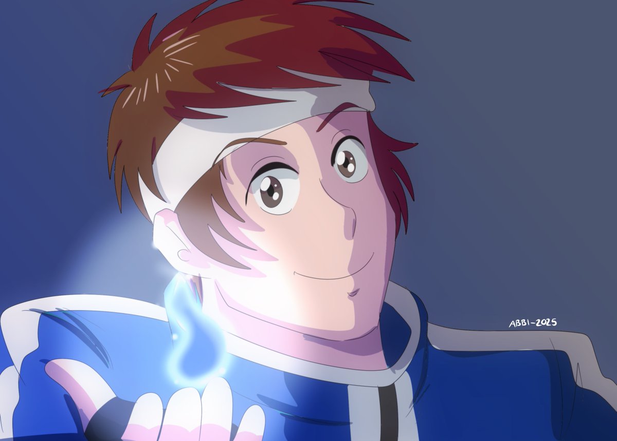 OyabunArt's tweet image. #ShingoWeek dia 6: fuego 🩵🔥 

#kof #shingoyabuki #shingoweek2025 #矢吹真吾