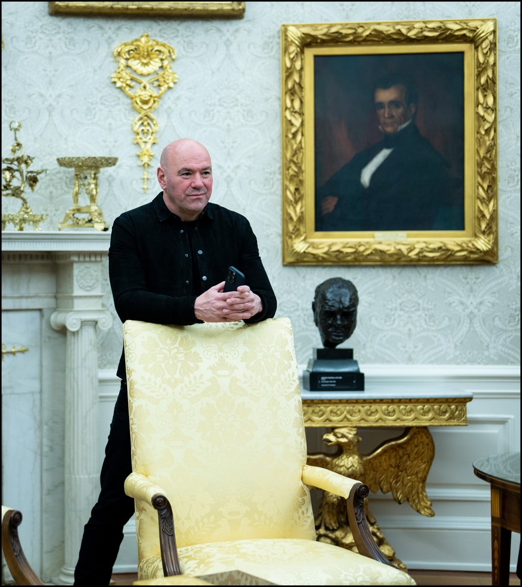 Doug Mills (@dougmillsnyt) on Twitter photo Dana White looks on as <a href="/POTUS/">President Donald J. Trump</a> stands with entertainer Kid Rock and signs and executive order against ticket scalping and reforming the live entertainment ticket industry. Dana White looks on as <a href="/POTUS/">President Donald J. Trump</a> stands with entertainer Kid Rock and signs and executive order against ticket scalping and reforming the live entertainment ticket industry.