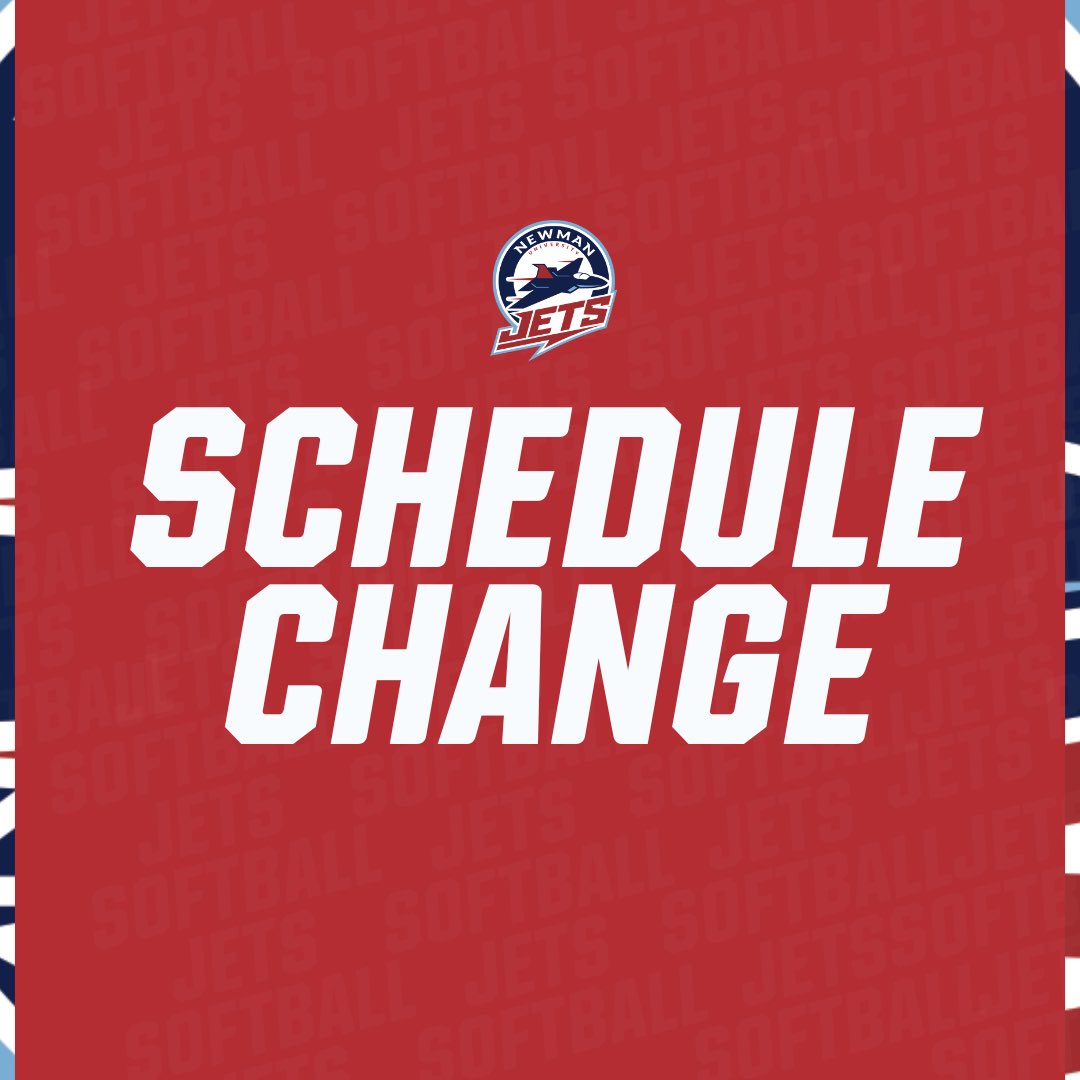 Tomorrow's <a href="/NewmanJetsSB/">Newman Softball</a> DH vs. East Central has been cancelled. 

#JetPower✈️
