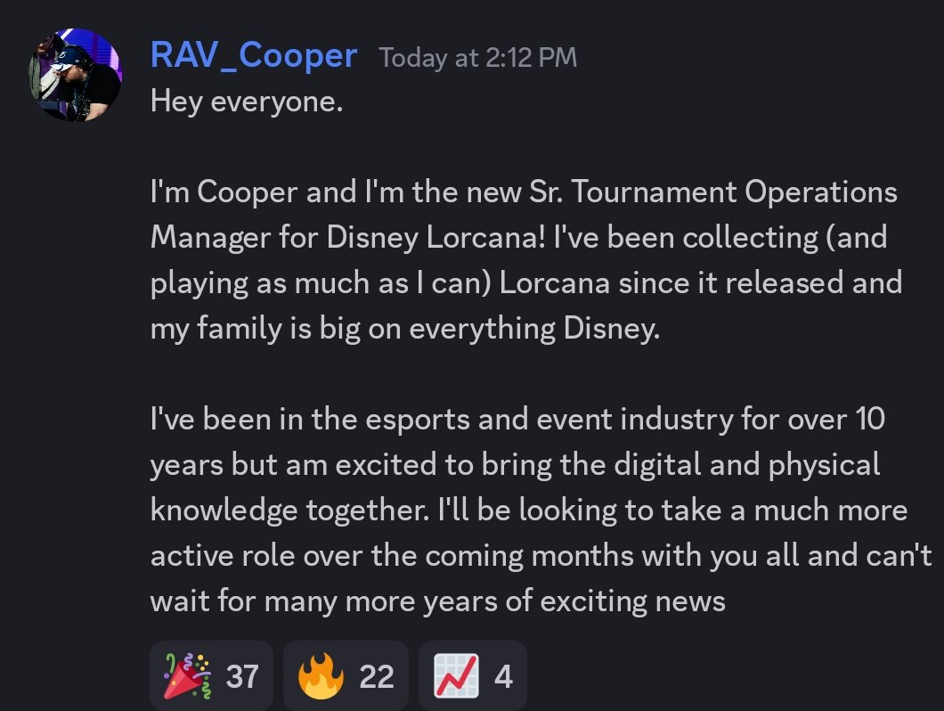 Lorcana TCG News tweet media
