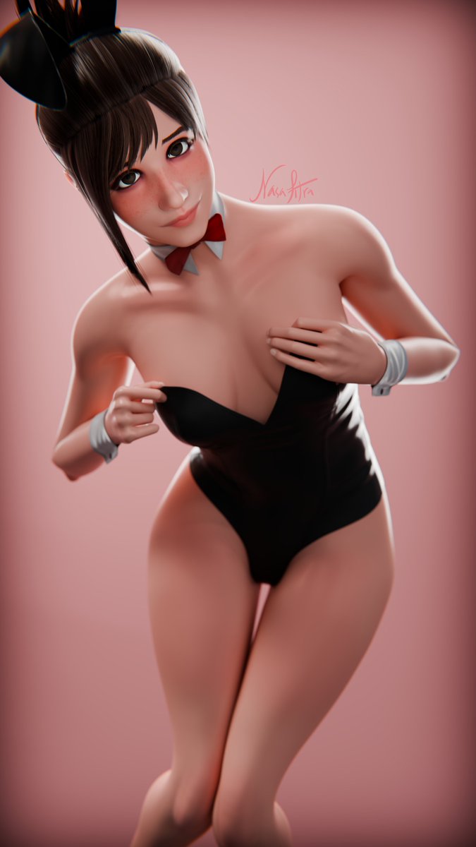 Nasafitra's tweet photo. Handler's Bunny Transformation!

#MonsterHunter #MonsterHunterWorld #TheHandler #3dart #fanart #Easter2025 https://t.co/H5rJBMlZM6