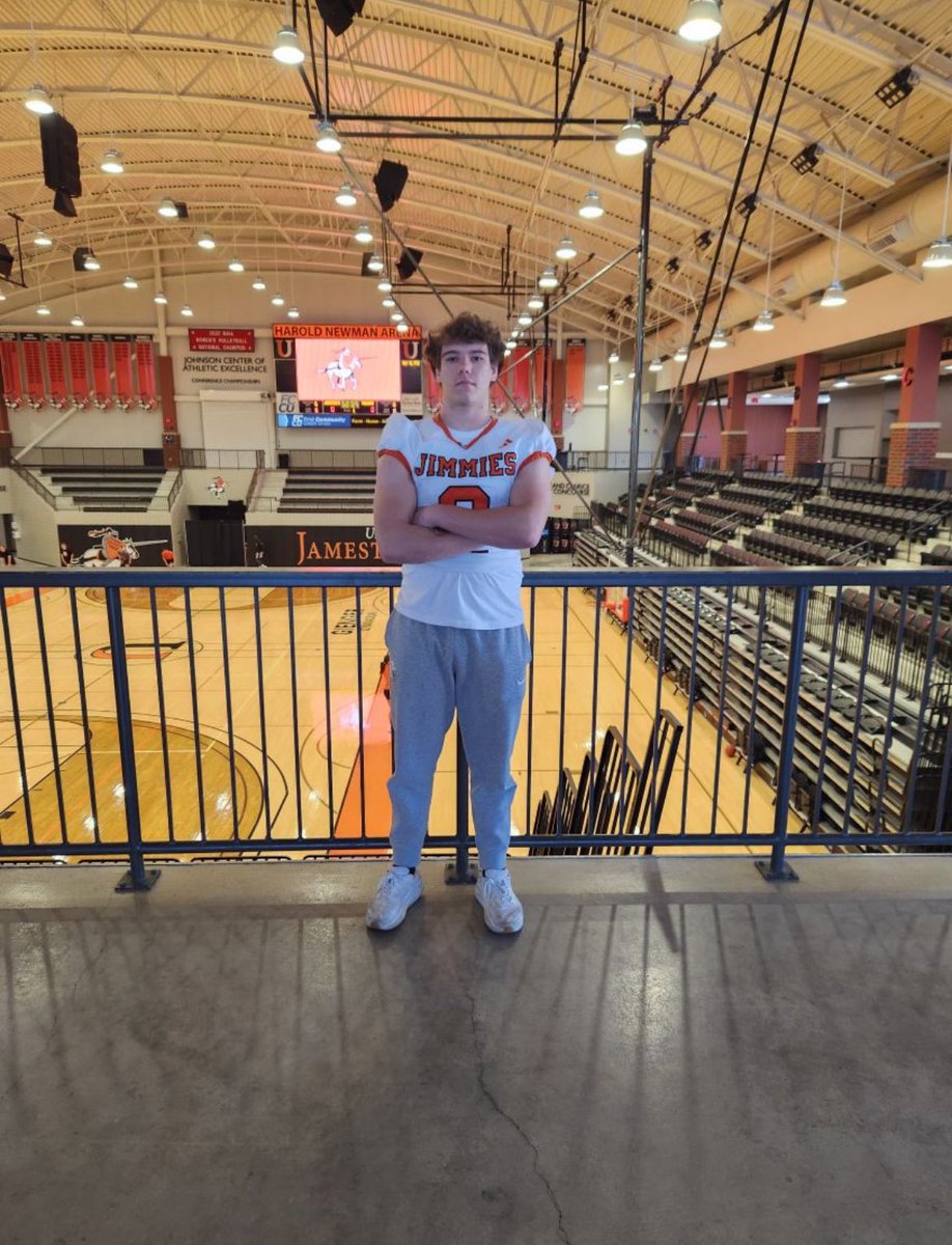 Caleb_Rossi15's tweet image. Thank you @JimmieFootball for having me out today, can’t wait to be back! @CoachZim_UJ @CoachJake92