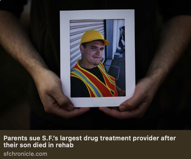 Justin Cartwright wanted help! Went to HealthRight 360 to detox but instead OD’d and then w/in days was moved to a facility with less oversight - where he OD’d again &amp; died. SF needs drug-free detox centers &amp; drug-free sidewalks bit.ly/4iPi109