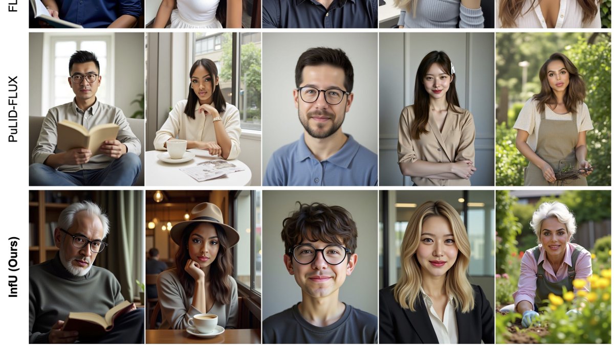 9abevin's tweet image. Look at the amazing comparison with ByteDance new model InfiniteYou! Literally, available on HugginFace.