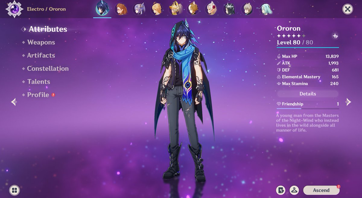 noblies's tweet photo. 1646 days into My No Wishing Journey, I obtain Ororon as my 30th character! But the journey to 600,000 Primogems continues..
#GenshinImpact https://t.co/xPvacBx3YO