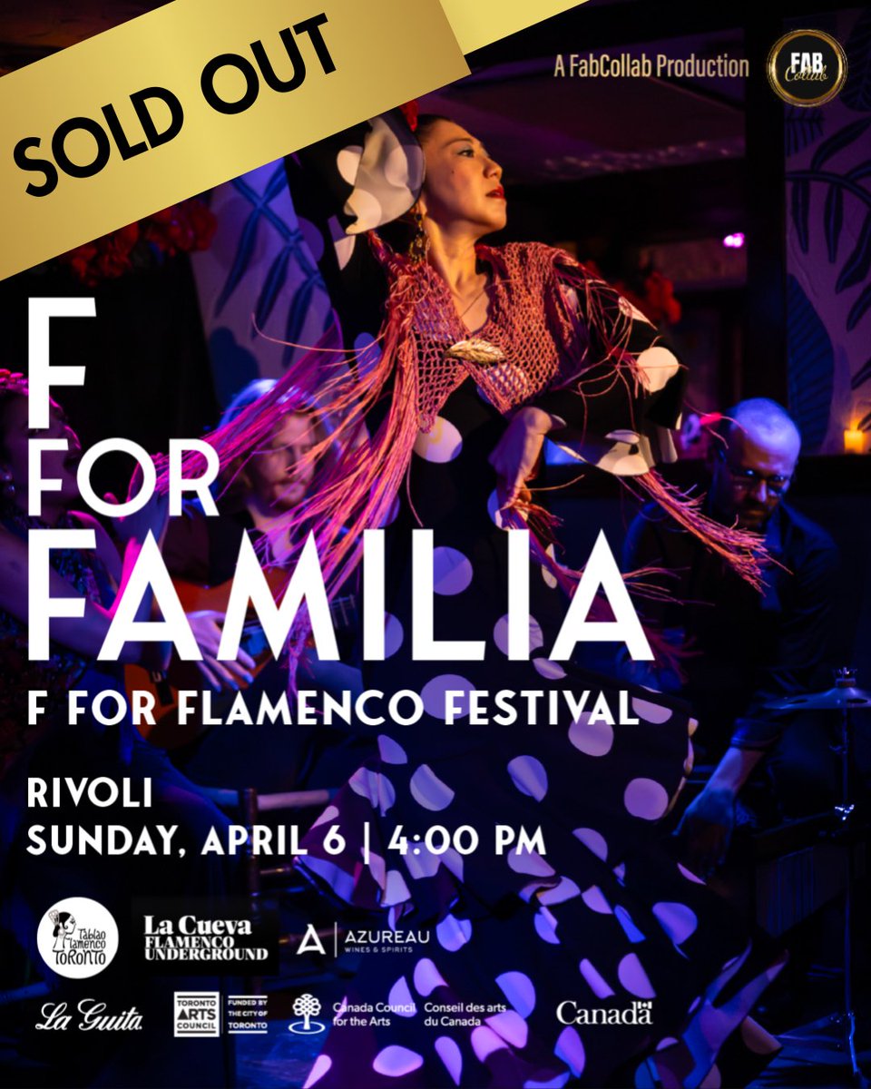 F for Familia is sold out! 
There are still tickets left for other festival events!! 🪭

F for FINO + FILM - Thur, April 3rd
F for FERIA - Fri, April 4th
F for FLAMENCA - Sat, April 5th