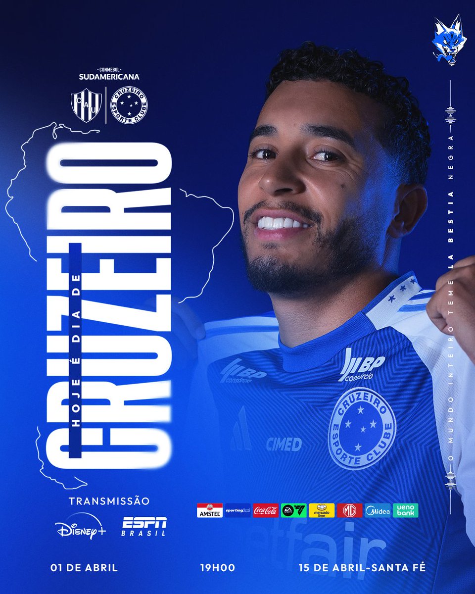 🦊 HOJE TEM CRUZEIROOOO!!! VAMOS EM BUSCA DA VITÓRIA NO PRIMEIRO JOGO DA CONMEBOL SUDAMERICANA!!!

#CAUxCRU #LaBestiaNegra