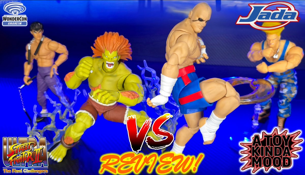 AToyKindaMood's tweet image. Reviewed the newest @JadaClub #jadatoys #StreetFighter figures #Blanka & #Sagat! 🇧🇷⚡️🐯🇹🇭 >>> youtu.be/xjgqc7lAYSY?si…