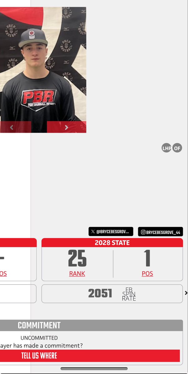 Bryce Besgrove (@brycebesgrove44) on Twitter photo Excited to be ranked the number 1 left handed pitcher in the state and 25th overall in the state! Thanks <a href="/PrepBaseballOH/">Prep Baseball Ohio</a> <a href="/PrepBaseOHScout/">Prep Baseball Ohio Scouting Coverage</a> <a href="/ClayBaseball16/">Clay Baseball</a> <a href="/GC_Throwbacks/">Gem City Throwbacks</a> Excited to be ranked the number 1 left handed pitcher in the state and 25th overall in the state! Thanks <a href="/PrepBaseballOH/">Prep Baseball Ohio</a> <a href="/PrepBaseOHScout/">Prep Baseball Ohio Scouting Coverage</a> <a href="/ClayBaseball16/">Clay Baseball</a> <a href="/GC_Throwbacks/">Gem City Throwbacks</a>