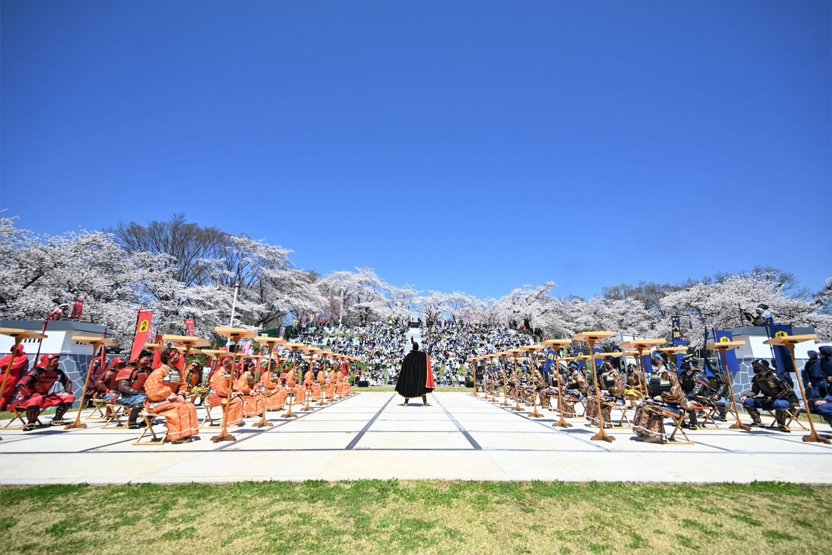 人間将棋（天童市）】 天童桜まつり「 #人間将棋 」が、4月12日(土