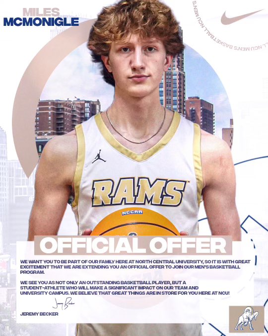 Miles McMonigle (@milesmcmonigle) on Twitter photo After a great visit I am blessed to receive an offer from <a href="/NCU_MBKB/">NCU Men's Basketball</a>! I would like to thank <a href="/JeremyBecker_22/">Coach Becker</a> and <a href="/Tyler3Engel14/">Coach Engel</a> for the opportunity. After a great visit I am blessed to receive an offer from <a href="/NCU_MBKB/">NCU Men's Basketball</a>! I would like to thank <a href="/JeremyBecker_22/">Coach Becker</a> and <a href="/Tyler3Engel14/">Coach Engel</a> for the opportunity.