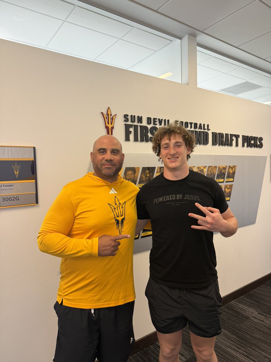 Mason Marden 26’ (@mason_marden) on Twitter photo Had an amazing weekend at Arizona State University! Thank you to <a href="/KennyDillingham/">Coach Dillingham</a> <a href="/CoachCoop84/">AJ Cooper</a> <a href="/CoachOmura/">Josh Omura</a> <a href="/BWardDCoord/">Brian Ward</a> <a href="/JohnWozniak2/">Coach Wozniak 🏈 🔱</a> <a href="/coachmaxsilver/">Max Silver</a> and the rest of the staff for the great experience and hospitality. <a href="/BrendanThompsn/">Brendan Thompson, PT, DPT</a> <a href="/Jerrystan08/">Jerry Stanfield</a> <a href="/Excel360Footba1/">Excel360FootballTraining</a> Had an amazing weekend at Arizona State University! Thank you to <a href="/KennyDillingham/">Coach Dillingham</a> <a href="/CoachCoop84/">AJ Cooper</a> <a href="/CoachOmura/">Josh Omura</a> <a href="/BWardDCoord/">Brian Ward</a> <a href="/JohnWozniak2/">Coach Wozniak 🏈 🔱</a> <a href="/coachmaxsilver/">Max Silver</a> and the rest of the staff for the great experience and hospitality. <a href="/BrendanThompsn/">Brendan Thompson, PT, DPT</a> <a href="/Jerrystan08/">Jerry Stanfield</a> <a href="/Excel360Footba1/">Excel360FootballTraining</a>