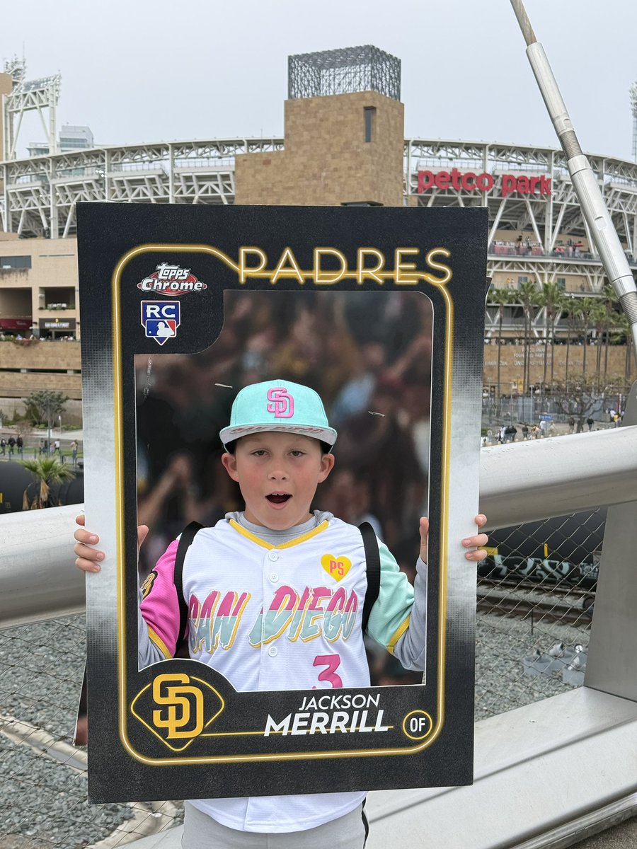 Benny Barrels is here for #JacksonMerrill #ForTheFaithful <a href="/Padres/">San Diego Padres</a> <a href="/973TheFanSD/">97.3 The Fan</a> <a href="/BenAndWoods/">Ben & Woods</a>