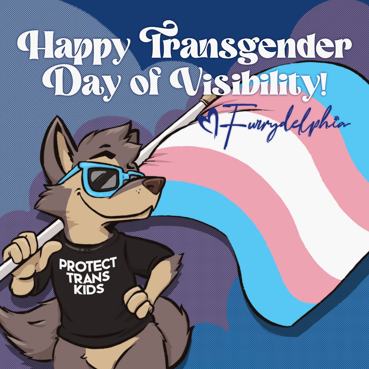 Furrydelphia's tweet photo. now more than ever, it’s important to stick together.

whoever you are, we support you and love you. you are valid. you are safe with us. 

happy transgender day of visibility, friends. https://t.co/sXkSyTSBdQ