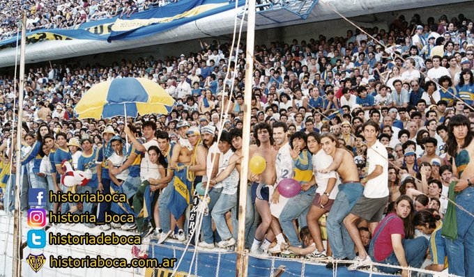 Las tribunas llenas en 1992