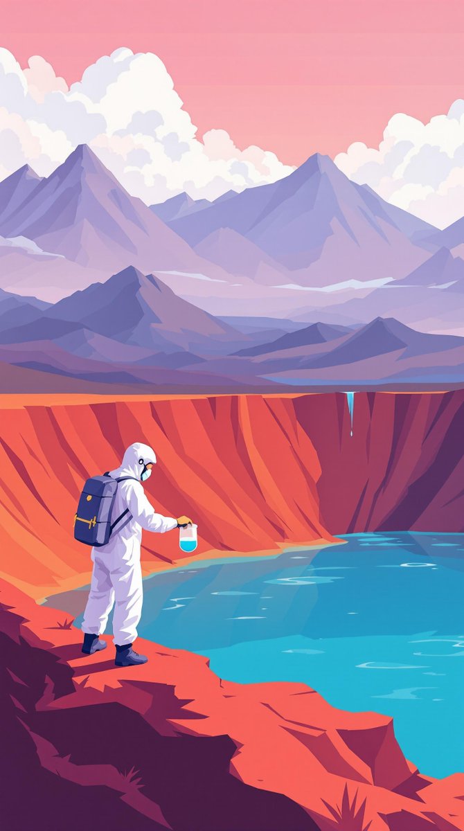 jackpothunter71's tweet photo. Despite their dangers, crater lakes are crucial for scientific research. They help volcanologists monitor gas emissions and predict eruptions. Some even believe these lakes could be early warning systems for climate-related disasters. But they also remind us how thin the line ... https://t.co/u0dJhA3Hfb