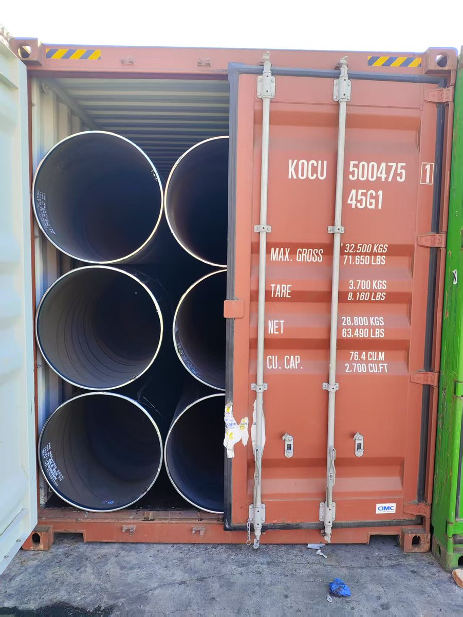 BotopSteel's tweet image. API 5L Grade B SSAW Spiral Steel Pipe and Matching Fittings Shipped to Riyadh🎉🎉
📩 sales@botopsteelpipes.com
☎ Whatsapp:008613463768992
🌐 botopsteelpipes.com
#ssaw #steelpipe #api5l #api5lgradeb #spiralpipe #botopsteel #manufacturer #supplier #fitting #flange #stockist