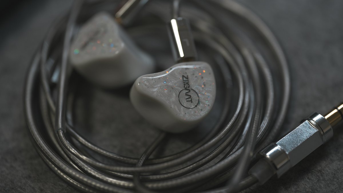 Ziigaat ARETE ホワイト Linsoul ZiiGaat×Fresh Review Arete 1DD+4BAハイブリッド型イヤフォン