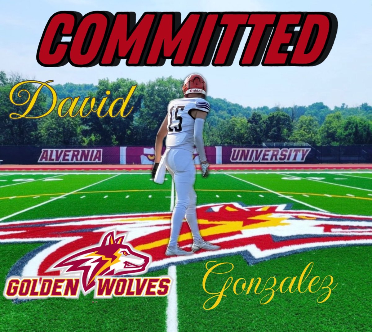 After a great recruiting process I will be furthering my athletics and academics to Alvernia University. I would like to thank all my Family, Friends, and Coaches who supported me through this journey and believed in me.