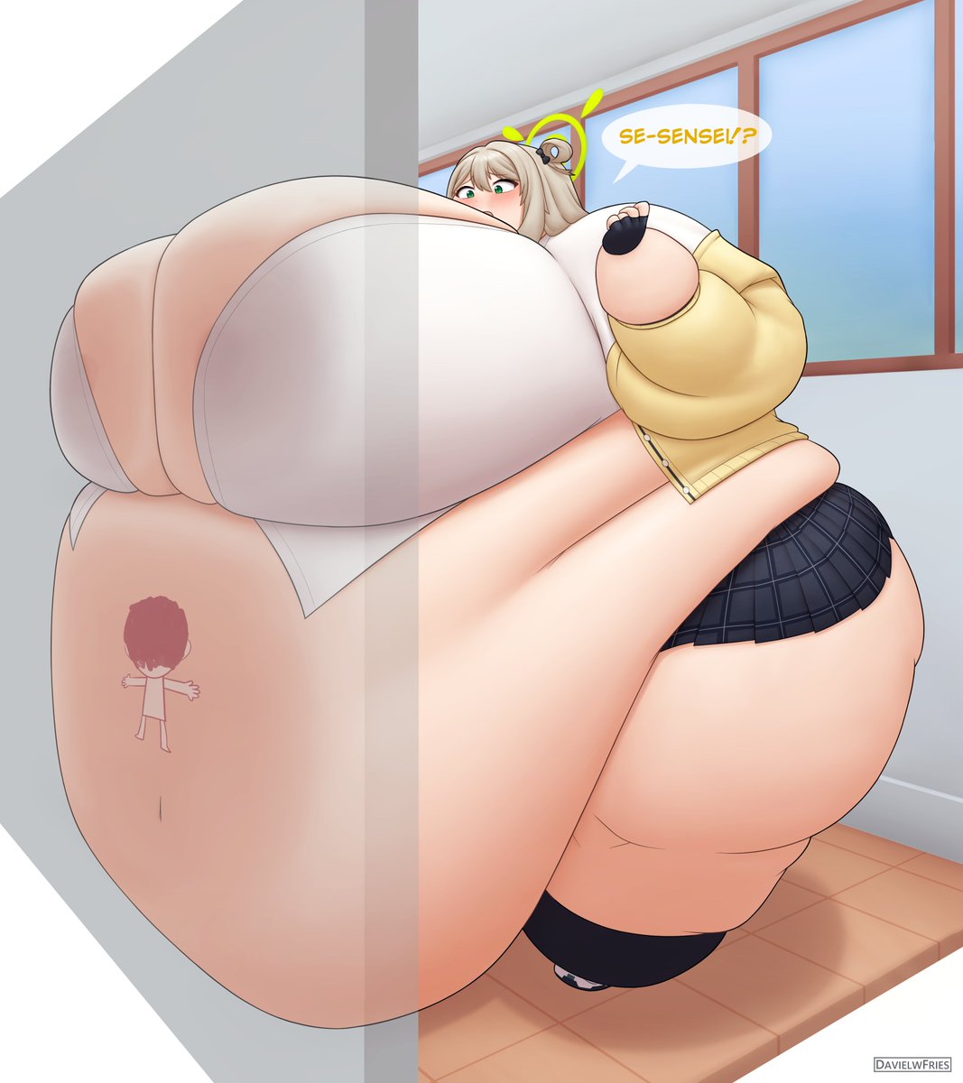 Maybe Sensei is spoiling his students too much

Izayoi Nonomi - Blue archive