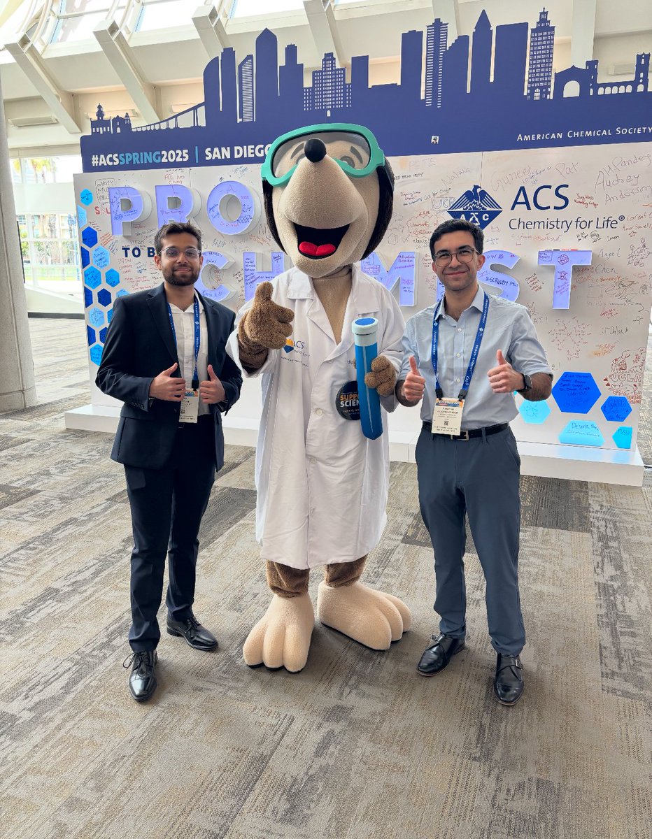Devadas_GroupTU's tweet photo. The Devadas Lab students @hsuirad and @Zaid Qureshi presented at the spring ACS national meeting in San Diego last week. Kudos! Thanks to LSAMP PRELS for funding. https://t.co/HvXeKfwAns