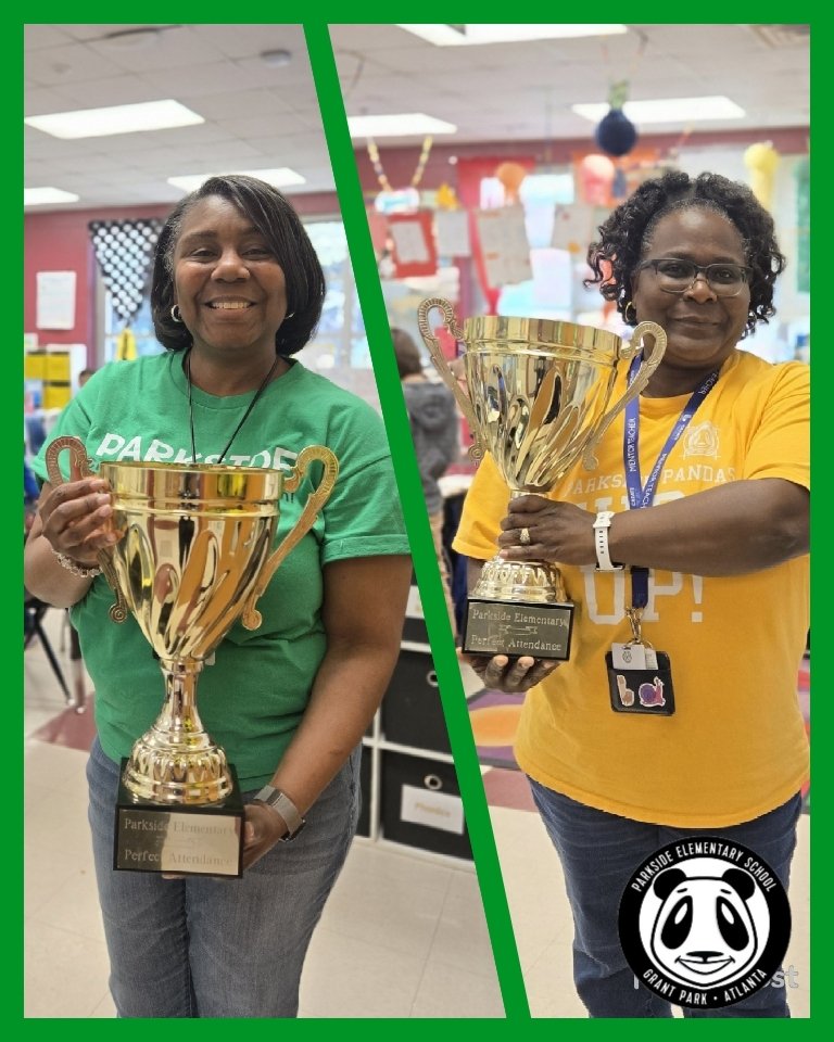Parkside Elementary-APS (@apsparkside) on Twitter photo Shoutout to Ms. Underwood & Mrs. Mile's classes! 💚🐼 They’re tied for 1st in our attendance contest! Who will take the top spot? Find out Friday! #EveryDayCounts <a href="/apsupdate/">ATL Public Schools</a> Shoutout to Ms. Underwood & Mrs. Mile's classes! 💚🐼 They’re tied for 1st in our attendance contest! Who will take the top spot? Find out Friday! #EveryDayCounts <a href="/apsupdate/">ATL Public Schools</a>