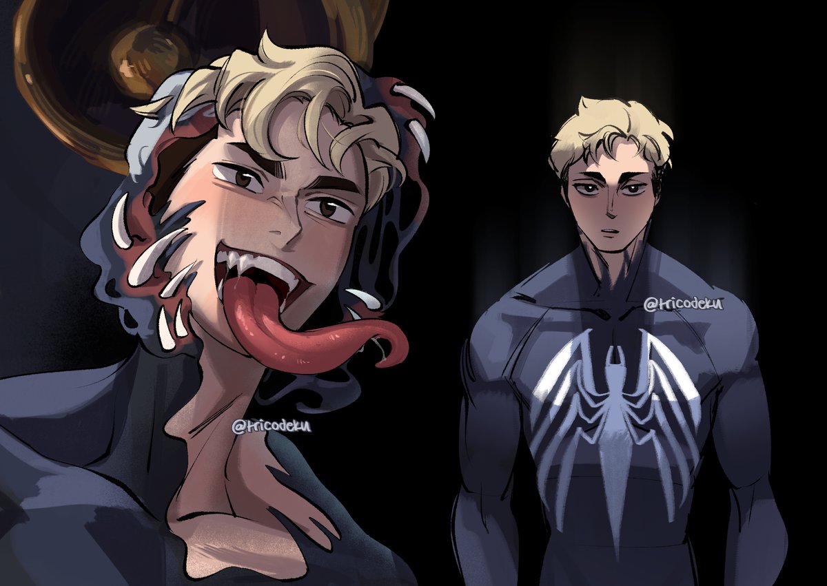 atsumu + venom [spider-man 3] #haikyu