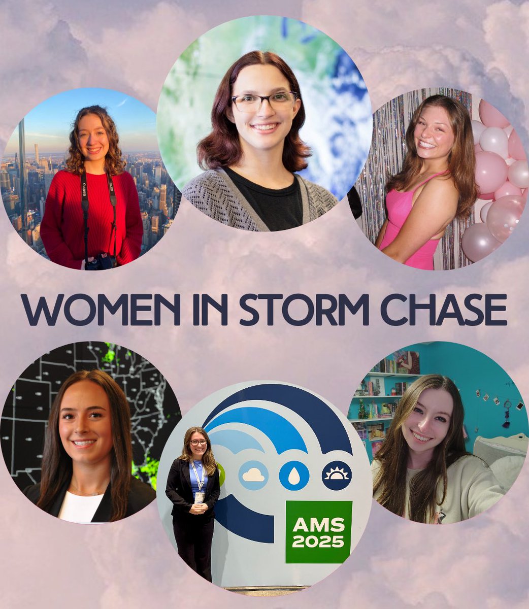 StormChaseTeam's tweet image. Happy Women’s History Month! These amazing ladies will be joining us for the chase in May🏃♀️➡️🌪️ Thank you to all of the women involved in this club!
