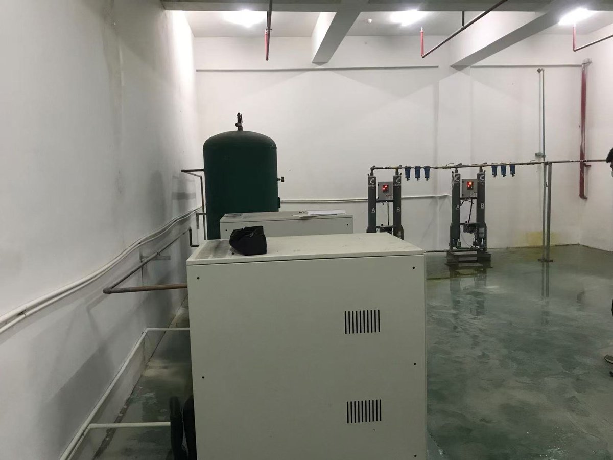 vectorque's tweet image. To upgrad its air compressor system, an electronics factory adopted V&amp;amp;T&apos;s V series oil-free #scrollcompressor. Under rated operating conditions, the outlet oil content was as low as 0.004mg/m³, achieving the ISO-8573-1 #Class0 #oilfree standard.