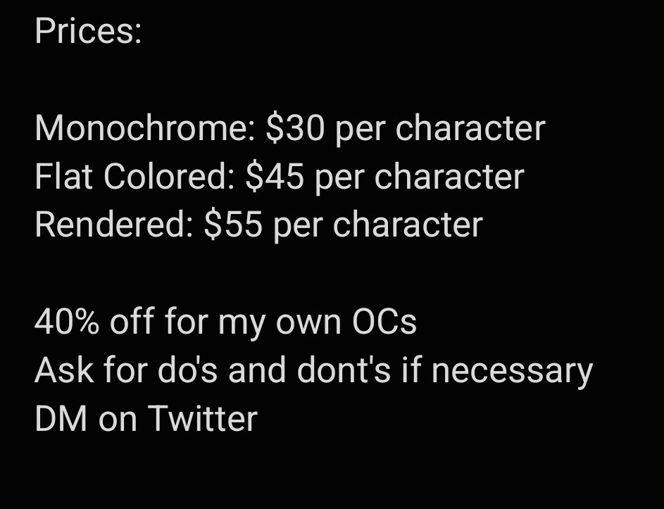 thorny____'s tweet photo. Opening 2 comm slots, FCFS https://t.co/vLZQEGCuao